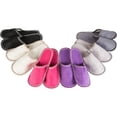 thumbnail image 4 of Pantuflas de viaje unisex FLhrweasw 6 pares fieltro suave para hotel fiesta en casa spa familiar, 4 of 9