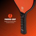 thumbnail image 4 of ONIX Pickleball V2 Raquette Orange, 4 of 8