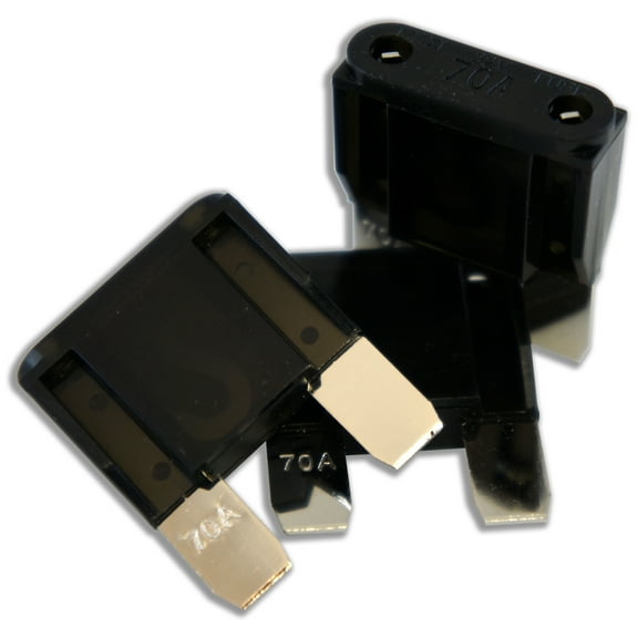 Harmony Audio HA-MAXI70 Car Stereo Fuseholder 3 Pack 70 Amp MAXI Fuses - Nickel