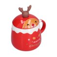 thumbnail image 3 of Ceramic Cup,450ml Christmas Cup Cute Coffee Mug Christmas Cup Smart Functionality, 3 of 8