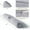 Light Gray, variant on Cervical Pillow, Memory Foam Contour Pillow, Bed Pillows for Side Sleeper Ergonomic Orthopedic Sleeping Pillow, Neck Pillow