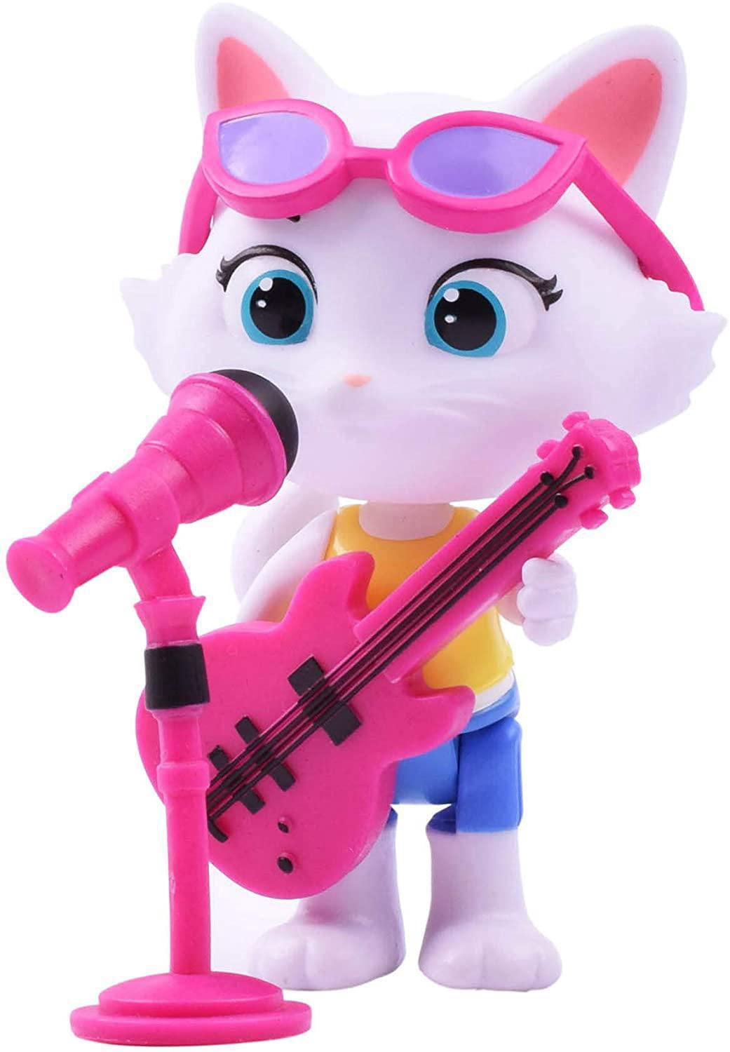44 Cats - The Buffycats - 3" Milady Figure with Bass and Microphone Accessory