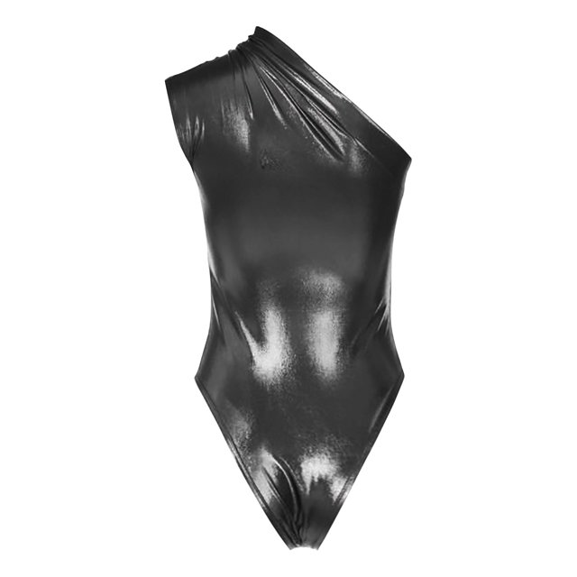 HBFAGFB Combinaisons pour Femmes Mode Slim une Épaule Sans Manches Combinaisons Triangle Bas Gris Taille G
