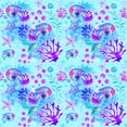 thumbnail image 2 of Sheena Pike Art 15x15 White Modern Wood Framed Museum Art Print Titled - Neon Dolphin Pattern, 2 of 4