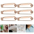 thumbnail image 2 of Miangastore 10Pcs Bar Pins Brooch Lock Brooch Pin Backs Safety Clasps for Brooch Making, 2 of 5