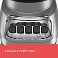 thumbnail image 2 of BLACK+DECKER BL1230SG PowerCrush 6-Cup Countertop Blender with Glass Jar and 4-Speed Settings, 700W Motor, Silver, 2 of 8