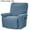 Blue, variant on Yesbay Recliner Cover Stretch Soft Polyester Non Slip Side Pocket Jacquard Cover