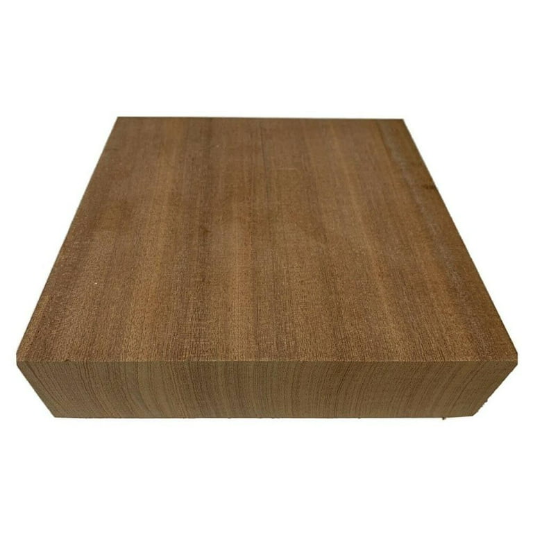 Bubinga Wood Turning Blank - 2x2x6 Inch Exotic Wood For Lathe Projects