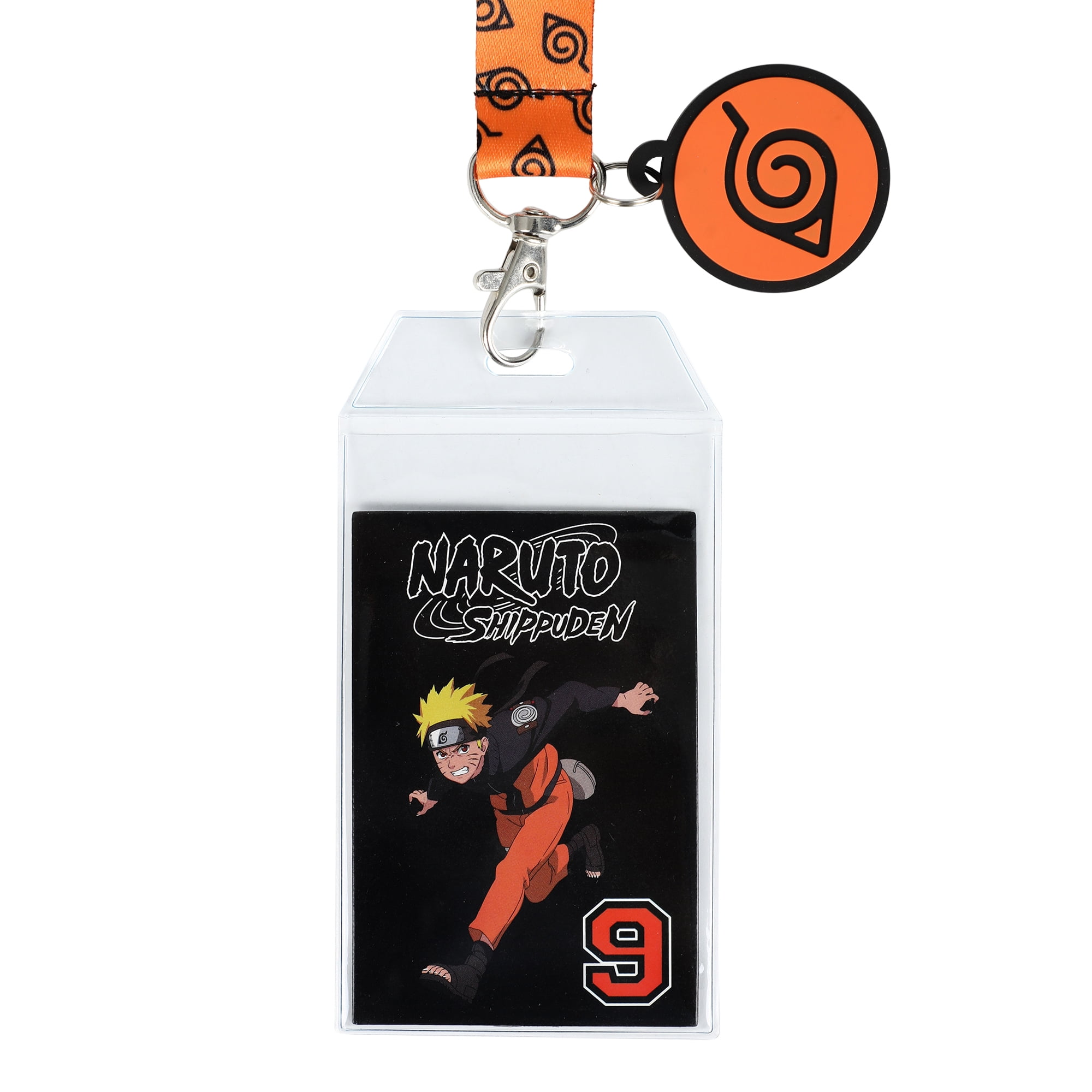 Naruto Shippuden The Nine 22-Inch Lanyard with Rubber Charm and