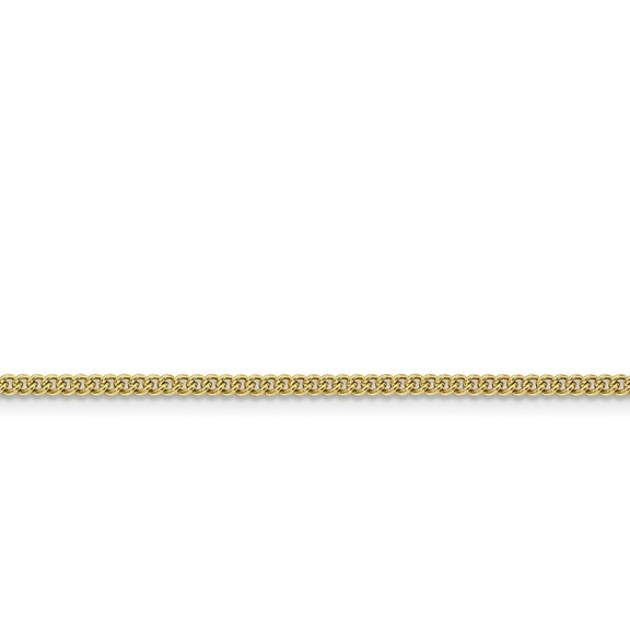 White Stainless Steel necklace Curb chain 22 in 2.25 mm