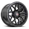 thumbnail image 2 of 22x12 Vortek VRT-603 Satin Black Wheel 8x6.5 (-44mm), 2 of 2