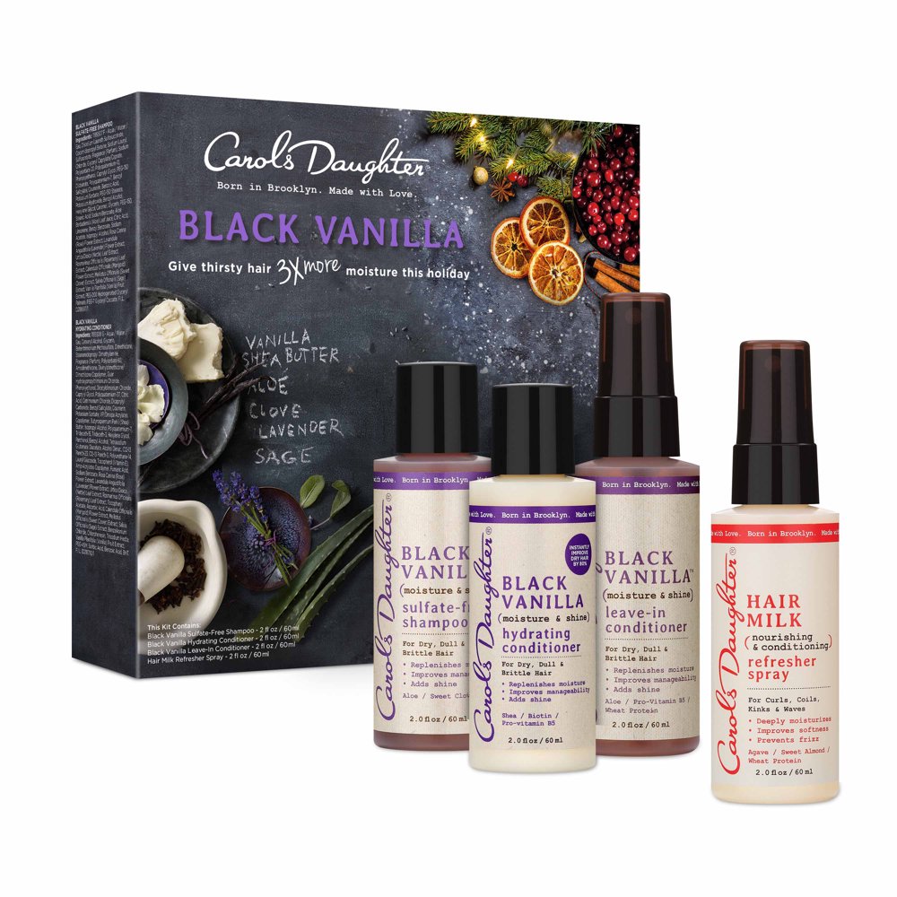 (12 Value) Carol's Daughter Holiday Travel Gift Set, 4 Piece Set