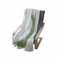 thumbnail image 3 of Crocodile Soft Flannel Fleece Throw Blanket, Pattern of a Funky Creature Laughing on a Plain Background, Cozy Plush for Indoor and Outdoor Use, 50" x 70", Peacock Green Beige, by Ambesonne, 3 of 5