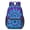 Blue and Purple, variant on Blue and Purple Tie Dye Pattern 17" School Backpacks for Teens,Waterproof Oxford Fabric,S-Shape Padded Straps for School,Travel,Hiking,Camping