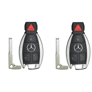 2 Mercedes Benz 1997-2014 / 4-Button Fobik Key / Iyz-3312 Nec & Bga VLS