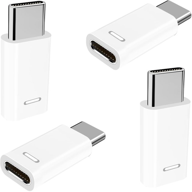 Adaptador Stuffcool Lightning a USB-C Carga Rápida 35W Paquete de 4