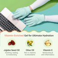 thumbnail image 4 of Guantes hidratantes ZenToes para manos secas y eccema con gel, 4 of 9