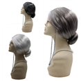 thumbnail image 2 of Peluca de abuela para Halloween, accesorios de actuación, peluca de abuela, peluca de abuela, 2 of 6