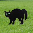 thumbnail image 4 of Estacas de estatuas de silueta de gato asustado para decoraciones de Halloween al aire libre del patio del hogar, 4 of 5