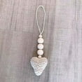 thumbnail image 3 of Rustic Country Decor Vase Ornament Handmade Boho Decor Natural Wood Bead Garland, 3 of 6