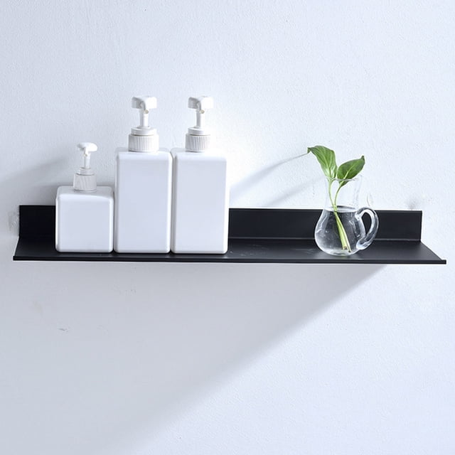 Estante ANGGREK de Aluminio Espacial Para Baño de cocina negro