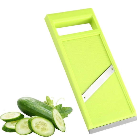 Handheld Stainless Steel Vegetable Slicer Portable, Potato Carrot Chip Maker for Kitchen Cucumber, Mandoline Slicer Dishwasher Safe