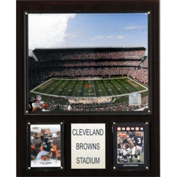 C & I Collectables 1215CLBRST NFL Cleveland Browns Stadium Plaque