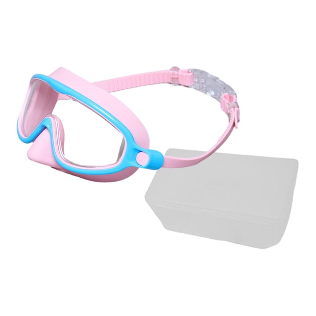 Gafas de natación para niños, equipo de natación antivaho, elegantes, con protector nasal, gafas de para piscina, buceo, interior y exterior.