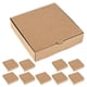 thumbnail image 1 of 10 mini cajas de pizza para fiestas. Cajas cuadradas de cartón Kraft para pizza, ideales para guardar galletas, tartas y manualidades., 1 of 7