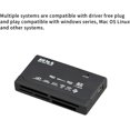 thumbnail image 4 of Lector de tarjetas USB 2.0 Lector de tarjetas de memoria Transmisión rápida de datos Lector de tarjetas Compatible con TF SD SD XD Negro, 4 of 7
