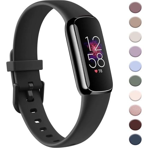 XIBUFE Sport Band Compatible with Luxe Bands for Women Men, Soft Silicone Replacement Sport Straps Wristbands for Luxe Fitness and Wellness Tracker
