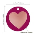 thumbnail image 6 of Inkdotpot Rose Gold Foil Paper Hang Tags Made With Love Wedding Favor Tags 50 Pieces, 6 of 6