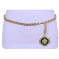 thumbnail image 1 of Women Gold Metal Chain Belt Lion Charm High Waist Hip XL XXL, 1 of 10