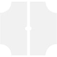 thumbnail image 4 of 28"OD x 2"ID x 9 1/4"C x 1"P Haus Architectural Grade PVC Contemporary Ceiling Medallion, Two Piece, 4 of 11