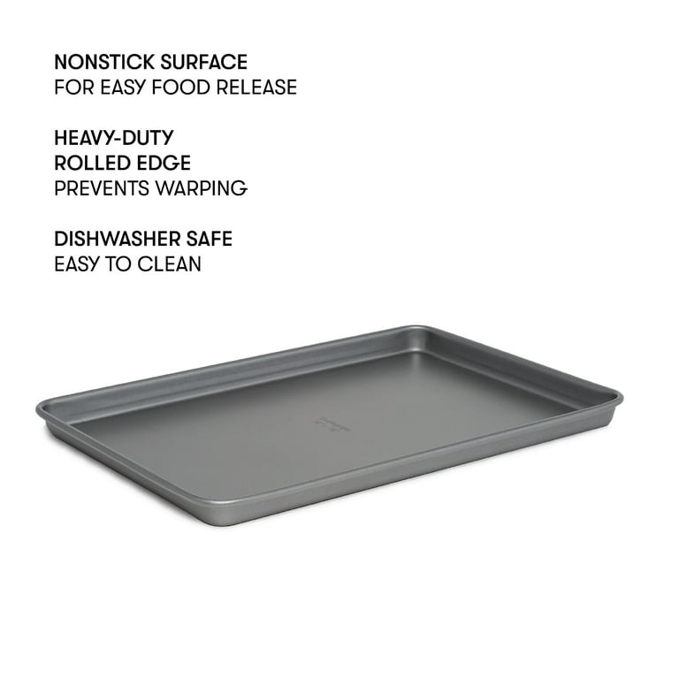 Cooking Light 15 inch Carbon Steel Medium Non-Stick Baking Sheet