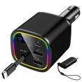 thumbnail image 1 of Cargador de coche AGEMANY 78 W 4 en 1 USB C de carga rápida 12 V/24 V, 1 of 9