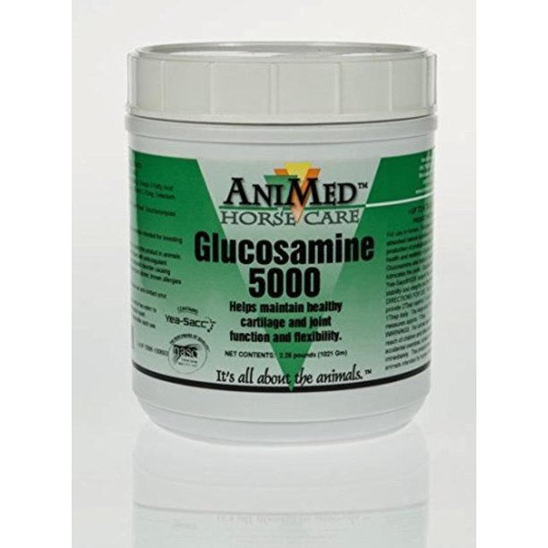 2.25 lb Glucosamine 5000 Equine Supplement Helps Maintain Healthy