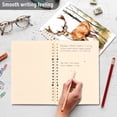 thumbnail image 5 of Deer Trees Leaves Ring Binder Notebook Journey Note Diary College Ruled Spiral Notebook Study Loose Leaf Paper A5 60 Pages, 5 of 8
