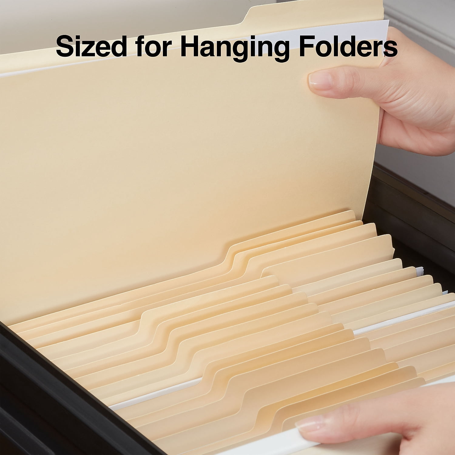 Staples Interior File Folders Letter Size Manila 100/Box (117713) 117713/TR56678