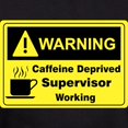 thumbnail image 3 of CafePress - Caffeine Warning Supervisor Hoodie (Dark) - Pullover Hoodie, Classic, Comfortable Hooded Sweatshirt, 3 of 4