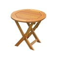 thumbnail image 2 of International Caravan TT-RT-014 Royal Tahiti Table Pliante Ronde en Bois, 2 of 2