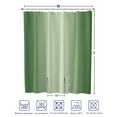 thumbnail image 4 of Split Shower Curtain for Transfer Bench, Green Ombre Fabric Shower Curtains for Bathroom, Modern Gradient Abstract Art Tub Sliding Transfer Bench Waterproof Bath Curtains 72"x78", 4 of 9