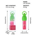 thumbnail image 3 of Kokovifyves Fruity Scent Mirror Shine Water Gloss Lip Gloss, Smooth Texture Daily Lip Beauty Makeup 3.5g, 3 of 9