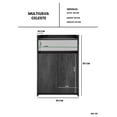 thumbnail image 5 of Mueble Archivero de Oficina Multiusos Minimalista, Mueble Organizador con Amplio Almacenamiento, Diseño Moderno, 5 of 5