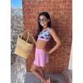 thumbnail image 4 of Girls 2 Piece Tankini Swimsuit Summer Boyshort Girls Bathing Suit with Shorts with Beach Skirt Swimwear 5-16 Years, 4 of 7