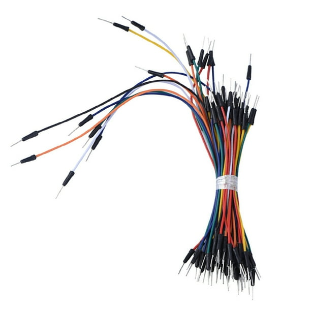 Cables de Puente para Placa de Pruebas, Kit de Cables Macho a Macho Flexibles sin Soldadoura para proyectos Electónnicos, 65 UDS.