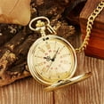 thumbnail image 3 of For Stepdad From / Engraved Pocket Watch Birthday Anniversary Meaningful Year Gifts，Fathers Day For Stepdad, 3 of 5