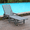 Gray+HDPE+American style+1, variant on Outdoor Chaise Lounge Chair 4 Position Adjustable Backrest Pool Lounge Supports Up to 360 LBS for Patio Poolside Deck Beach Backyard White