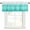 Aqua, Teal, White, variant on Valances for Windows, Dark Sage Green Ombre Light Filtering Window Treatment Valances for Living Room/Bedroom/Bathroom Windows, Modern Abstract Gradient 42"x 12" Rod Pocket Kitchen Curtains