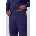 thumbnail image 4 of KingSize Men's Big & Tall Fleece Cargo Sweatpants, 4 of 6